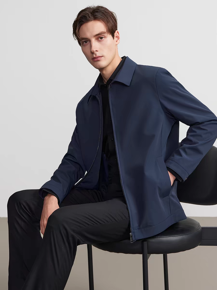 编号【B600-B800】高端商务休闲夹克外套样衣