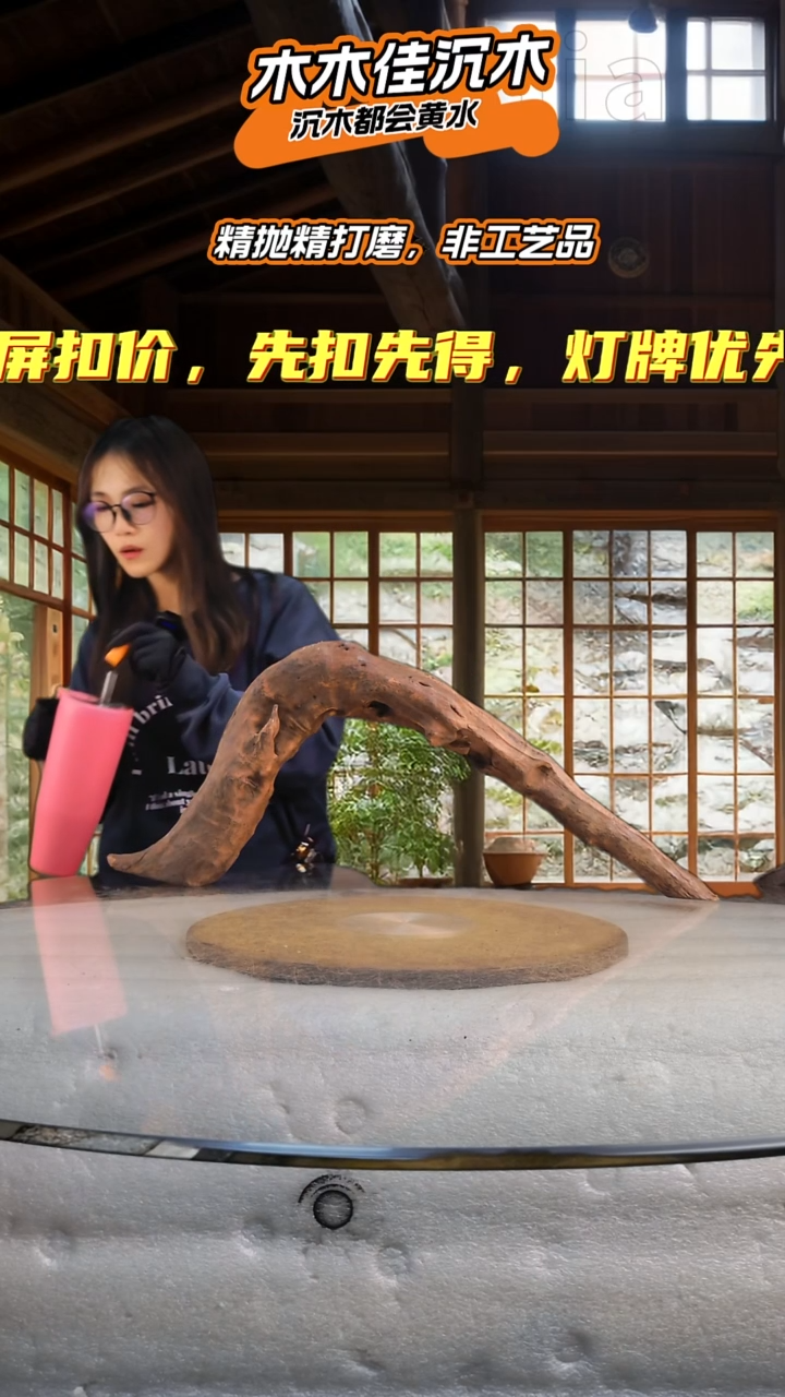 天***.木木佳沉木鱼缸造景746