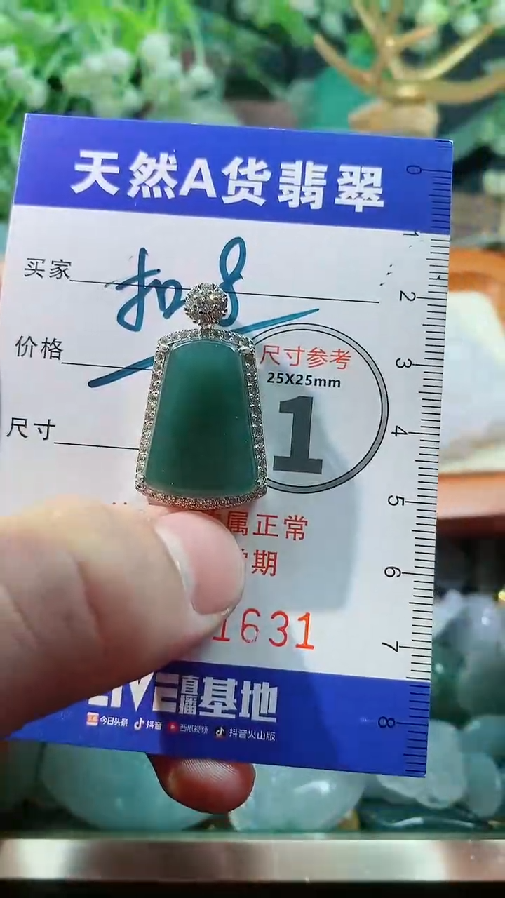 【闪购商品】翡翠颈饰未镶嵌天然A货翡翠一件