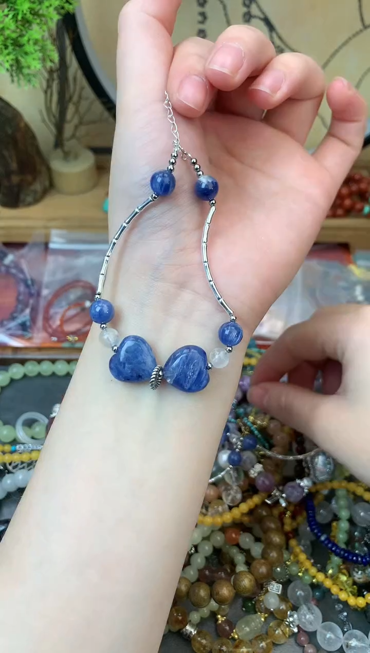 【闪购商品】水晶手链银S925镶嵌416手串