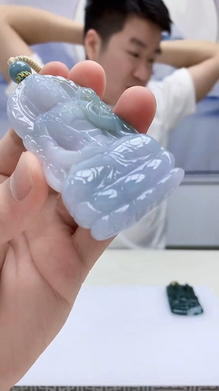 定制翡翠未镶嵌5028bb-毛货挂件109
