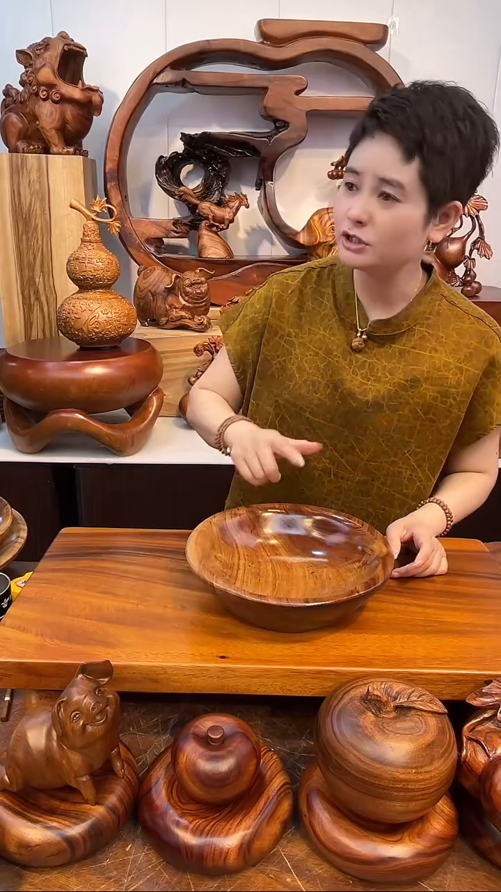 木实木手工创意圆盘