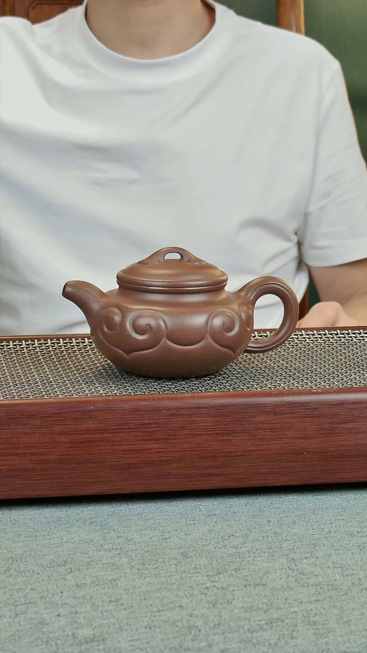 茶壶紫砂帅****️全手仿古如意