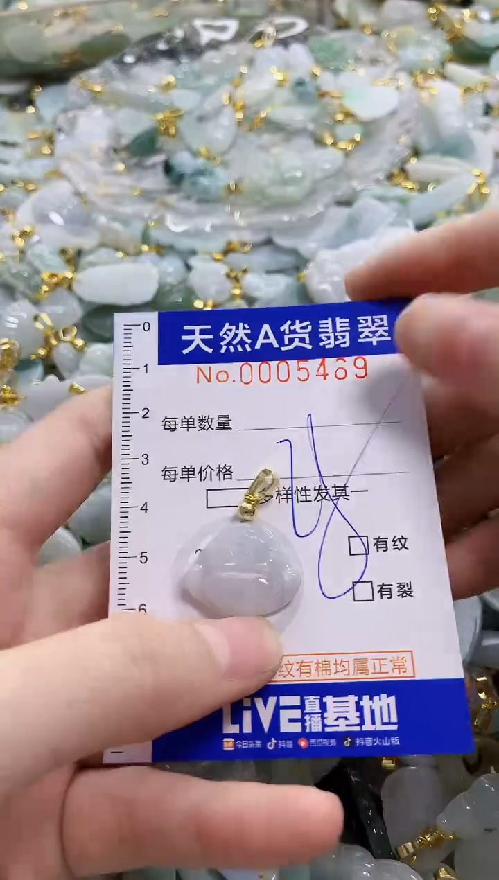 颈饰未镶嵌翡翠天然A货翡翠