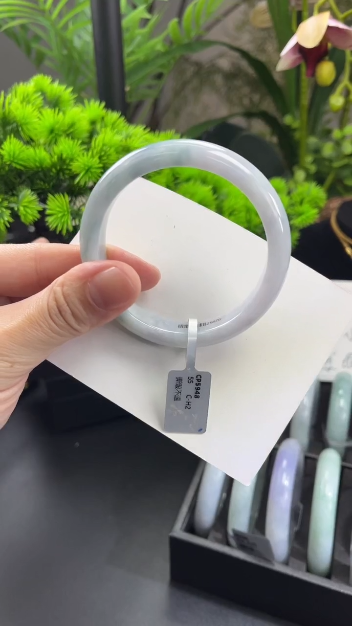 【闪购商品】翡翠手镯未镶嵌54正圈