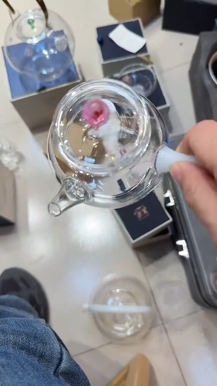 喜*子禾器唐韵侧把壶     