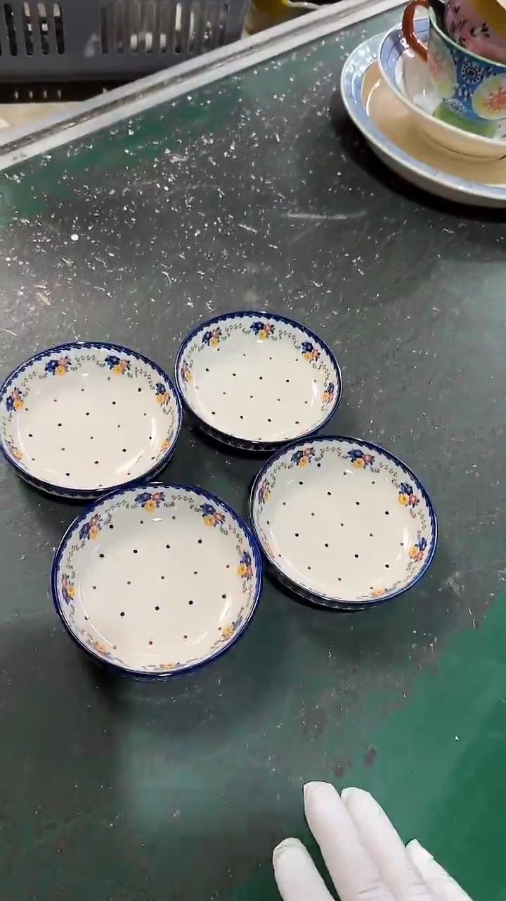 陶瓷4个味碟 微瑕凑满20元包邮