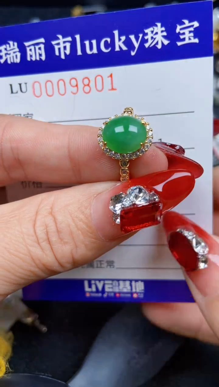 【闪购商品】翡翠颈饰银S925镶嵌9801