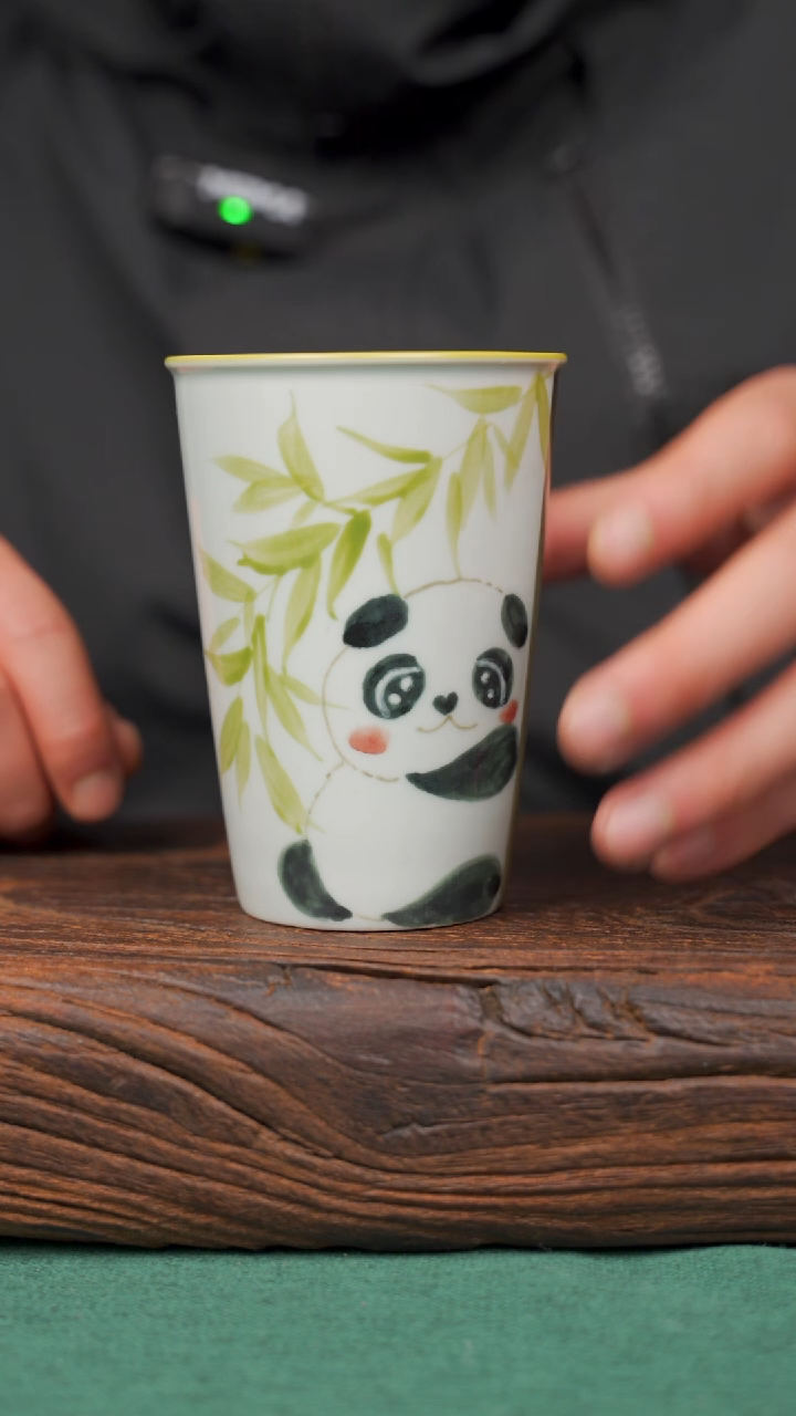 【闪购商品】瓷片59寻一缕瓷香杯釉下手工手绘瓷器
