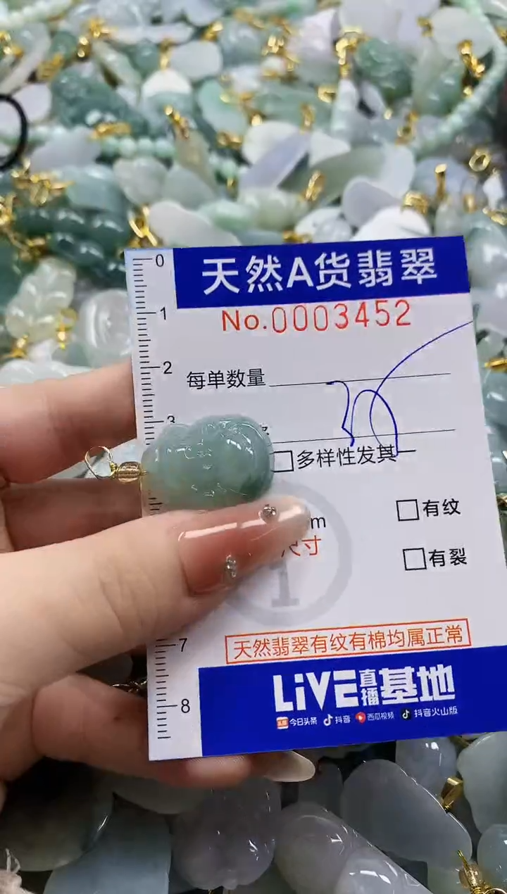 颈饰未镶嵌翡翠天然A货翡翠