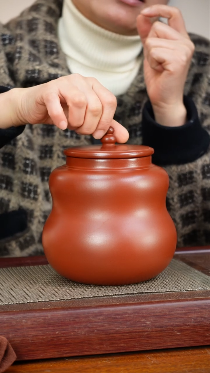 宜兴原矿紫砂茶叶罐