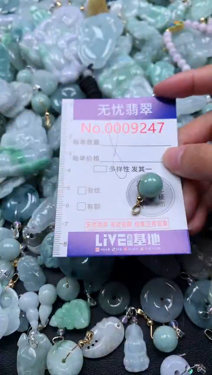 颈饰未镶嵌翡翠9247