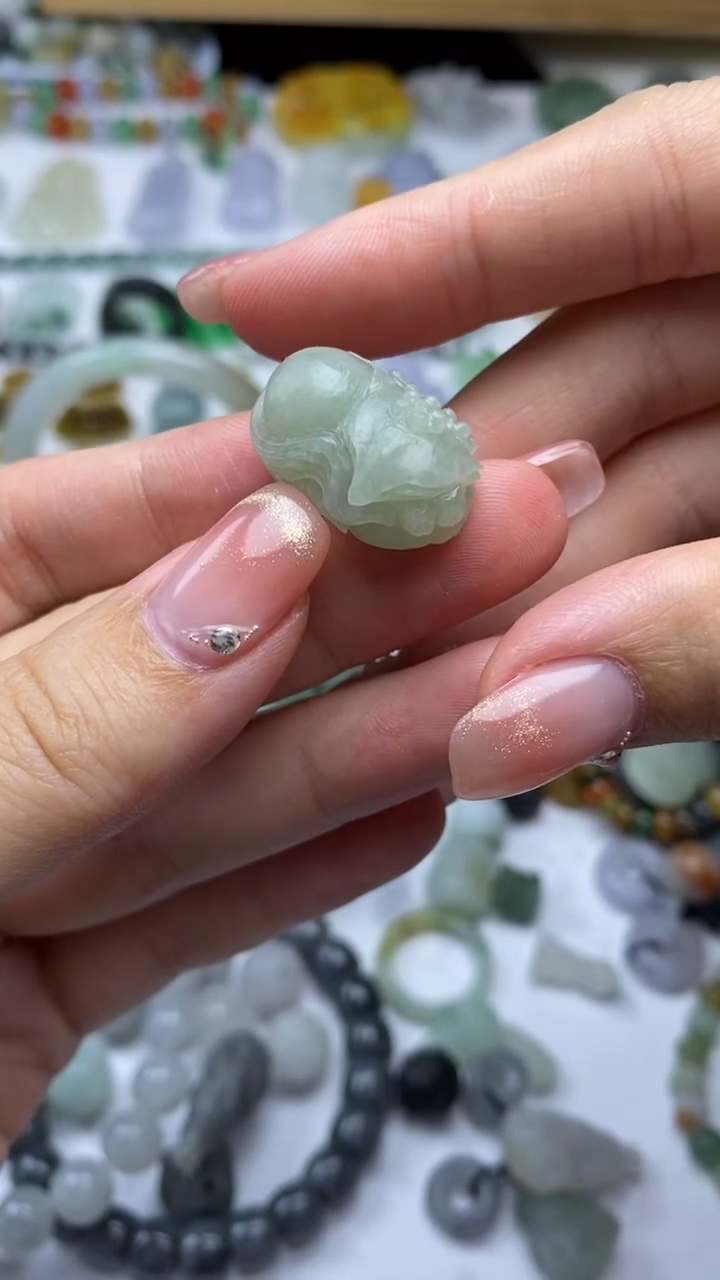 未镶嵌定制翡翠毛货定制不退不换
