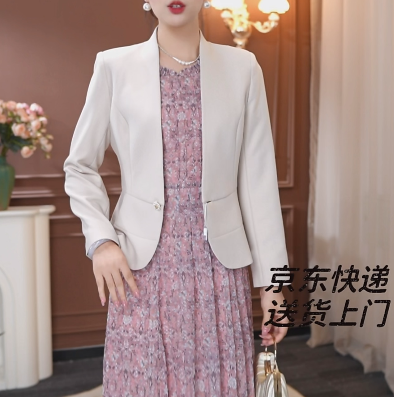 【妙莱 西装外套】立体剪裁小西装外套精致女人百搭