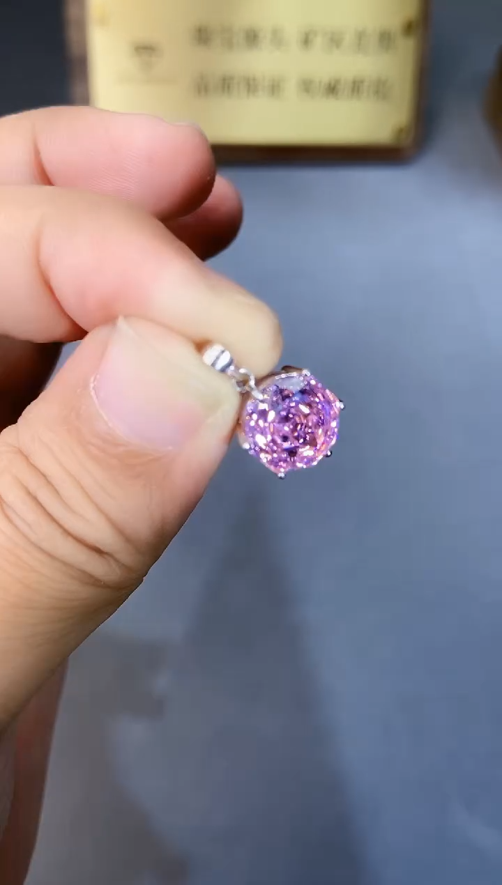 【闪购商品】水晶颈饰银S925镶嵌44444