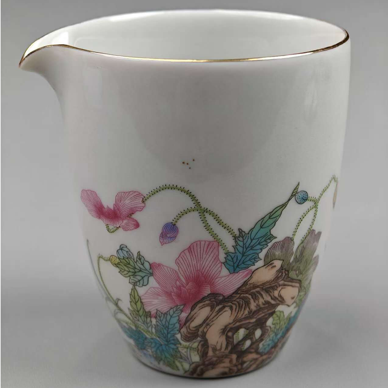 草木灰虞美人公道分茶器F36