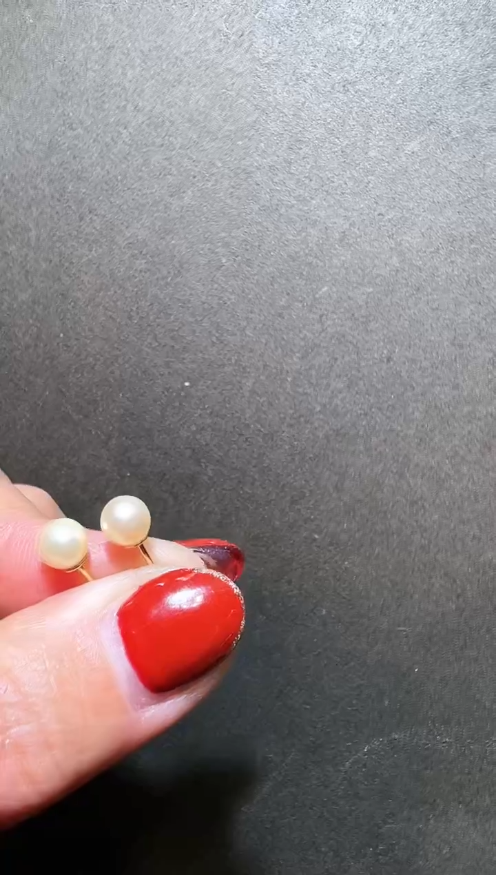 【闪购商品】海水珍珠耳饰18K金镶嵌珍珠耳钉