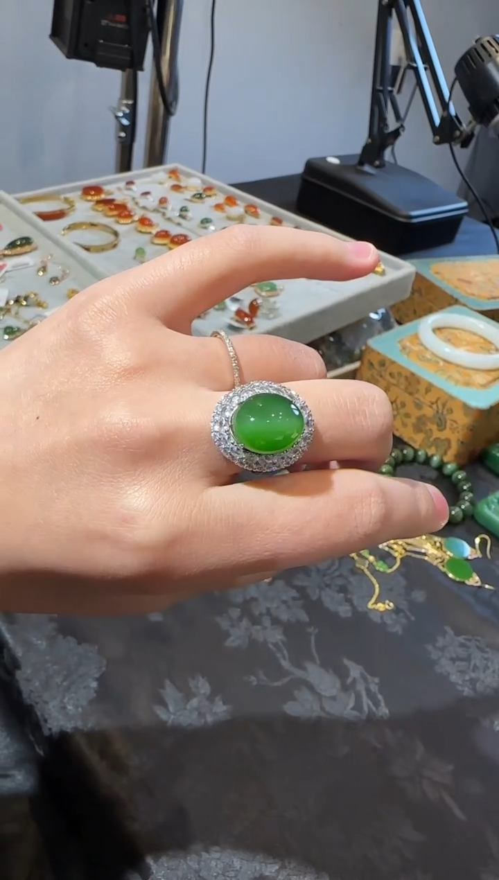 【闪购商品】和田玉戒指未镶嵌1