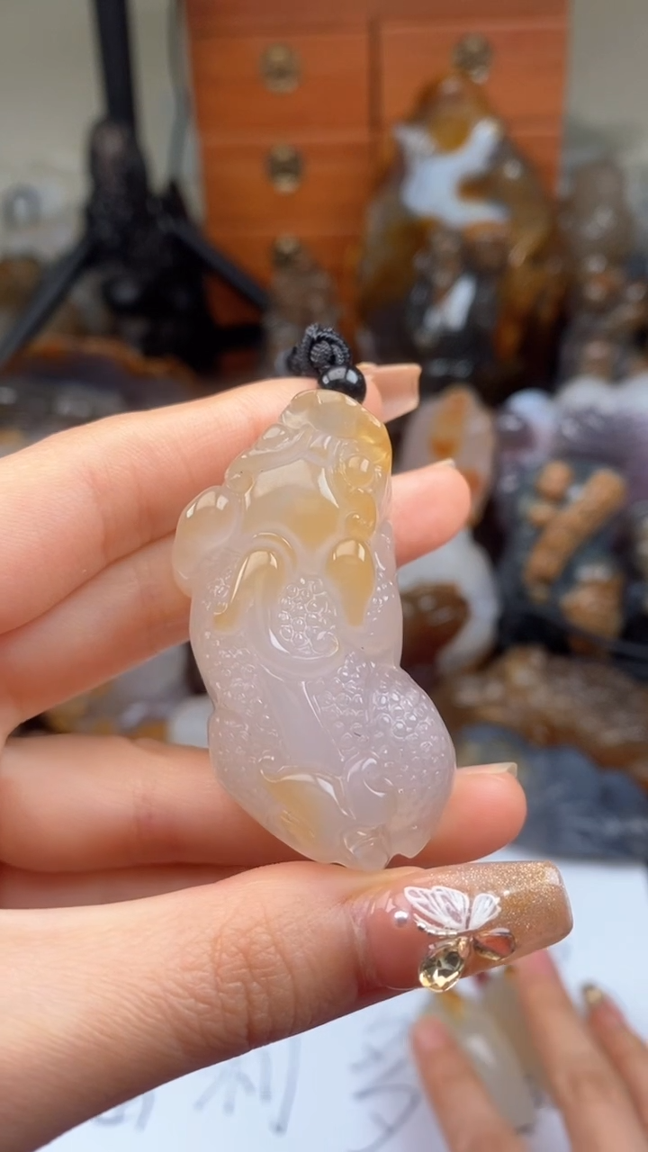 【闪购商品】玛瑙/玉髓颈饰未镶嵌AA