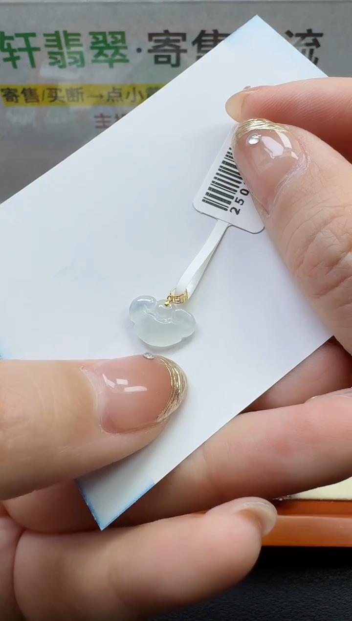 【闪购商品】翡翠颈饰18K金镶嵌寄售回流，不退不换