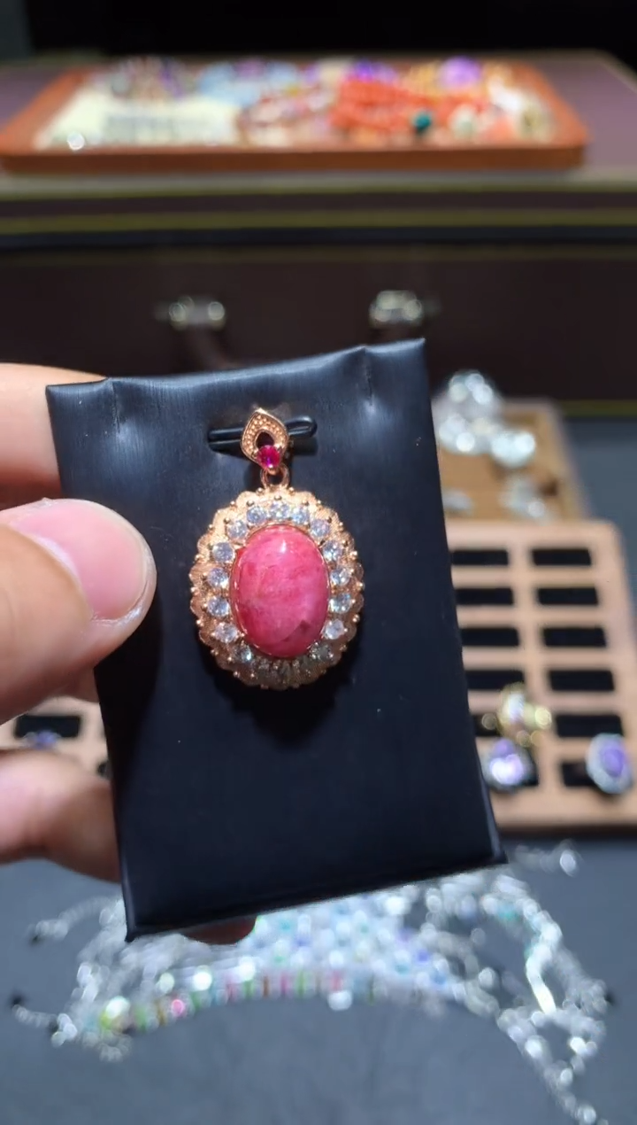 【闪购商品】蔷薇辉石颈饰未镶嵌P86