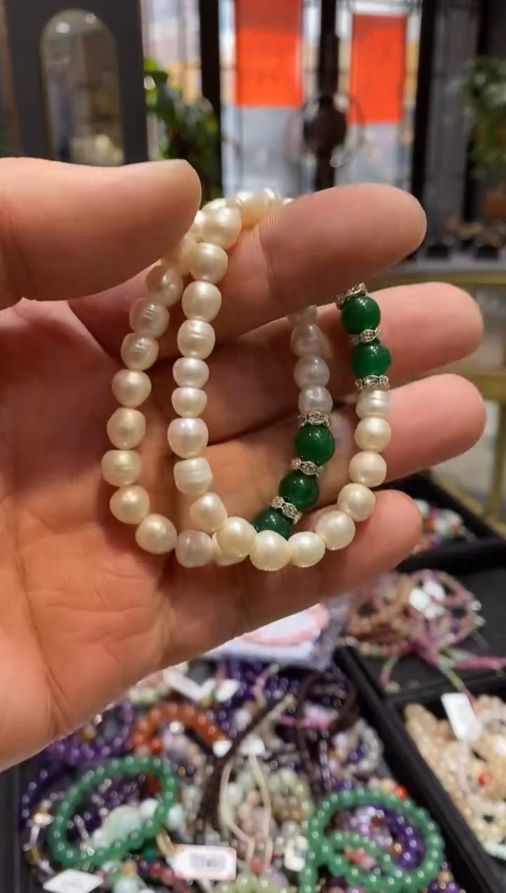 【闪购商品】淡水珍珠手绳未镶嵌实体清货