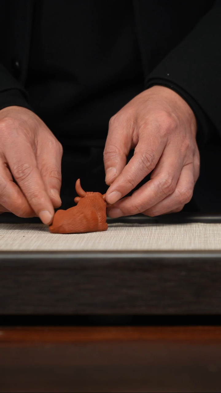 【闪购商品】紫砂茶壶清水泥小牛