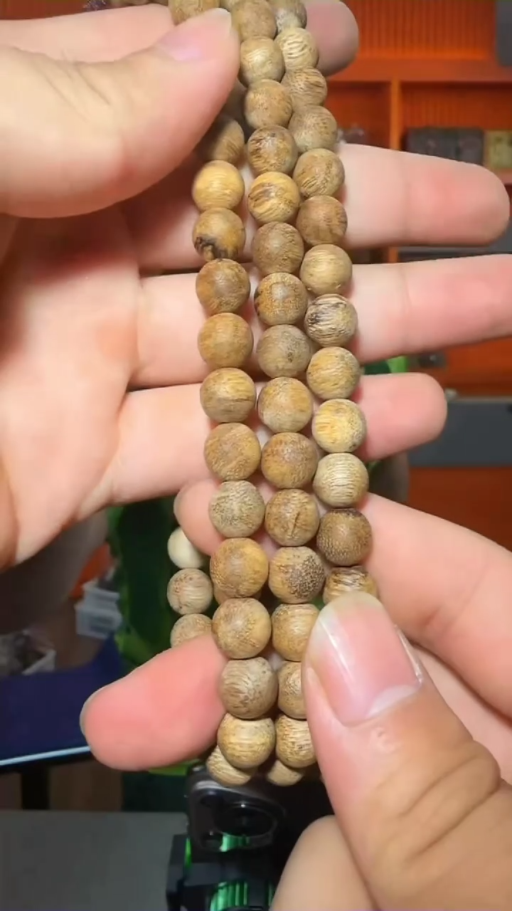 手串沉香33号长串鸡母虫33g0.8多样性发一