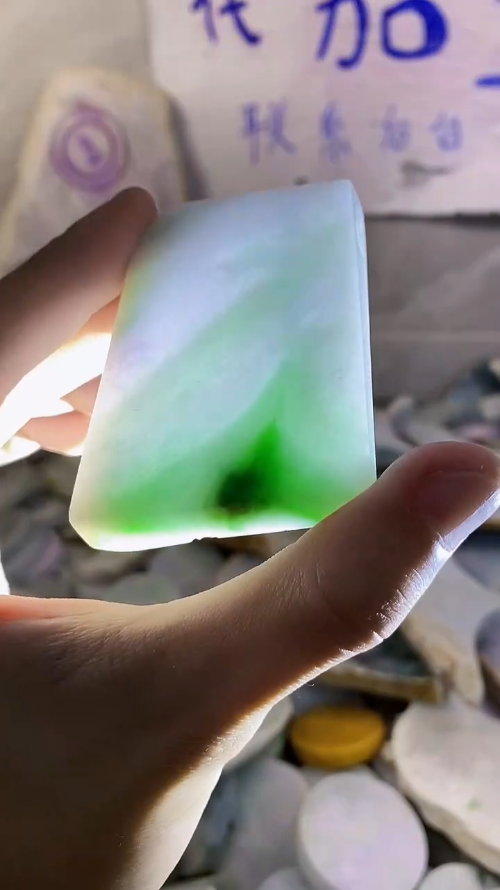 裸石翡翠兰****配纯天然翡翠A货127