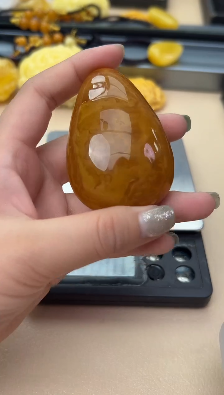 未镶嵌蜜蜡裸石蜜蜡吊坠