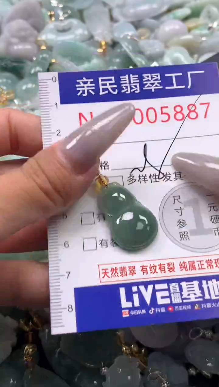颈饰未镶嵌翡翠5887
