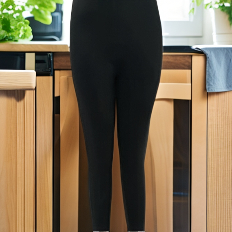 WanLiTuo/万里驼女式常规厚驼绒棉裤加绒高弹修身高腰保暖紧身