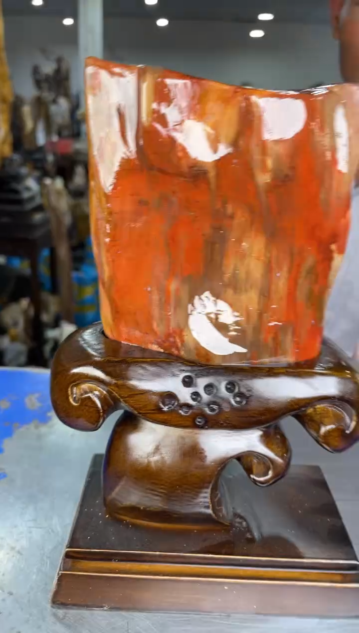 【闪购商品】硅化玉摆件未镶嵌34