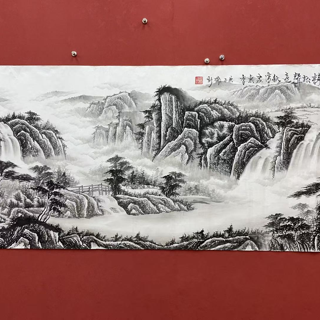 谢瑞新老师作品 山静松声远