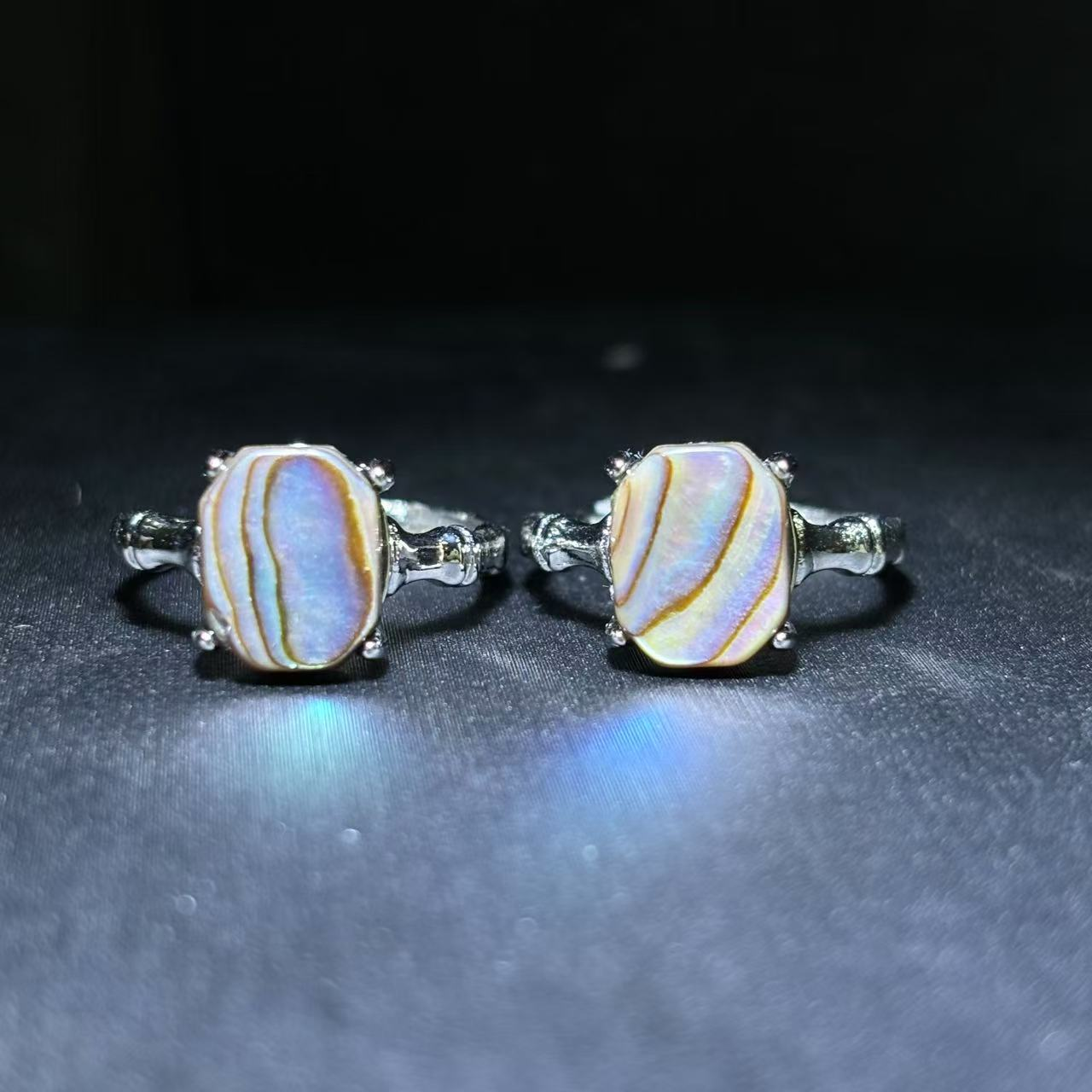 CT11291-彩贝贝壳戒指-多样性只发一件