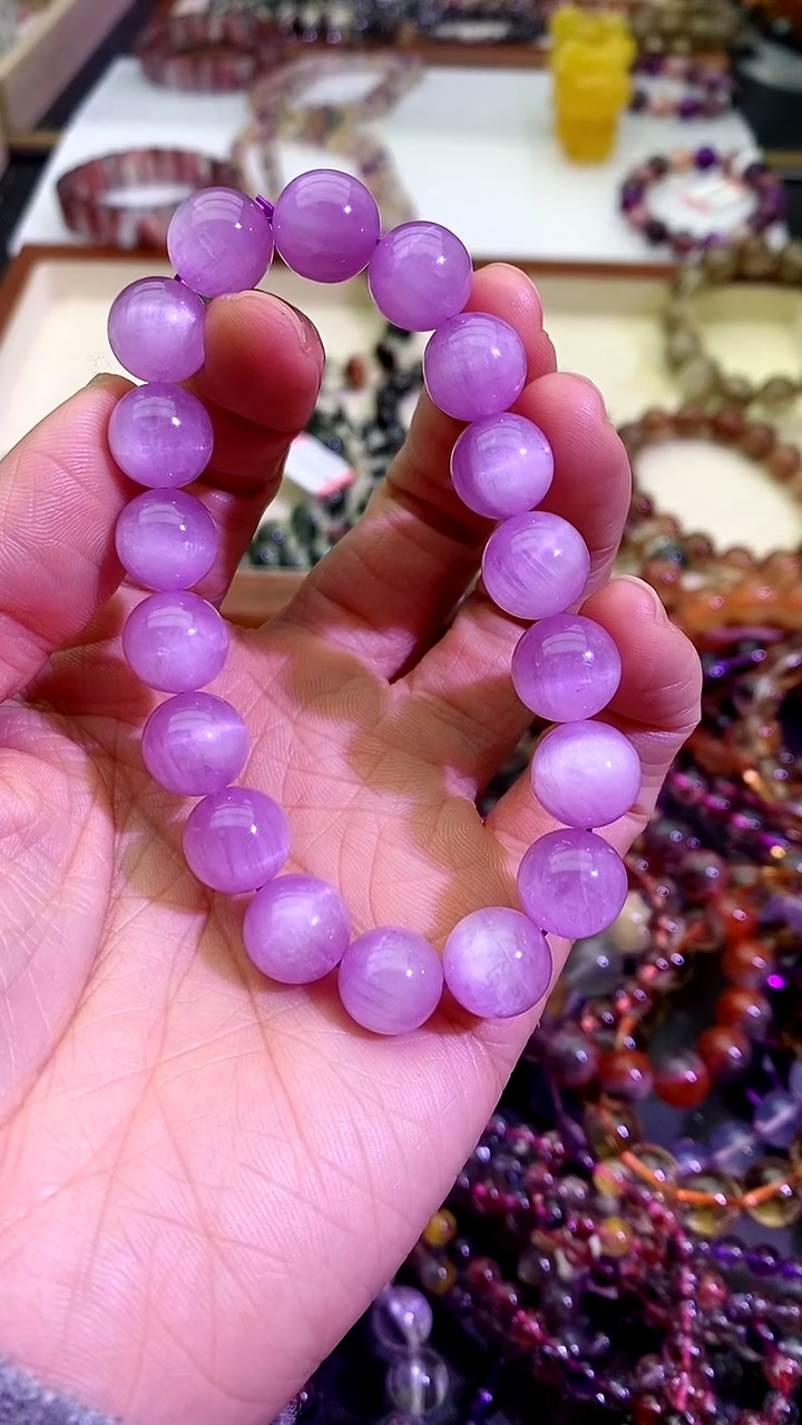 【闪购商品】锂辉石手链未镶嵌紫锂辉