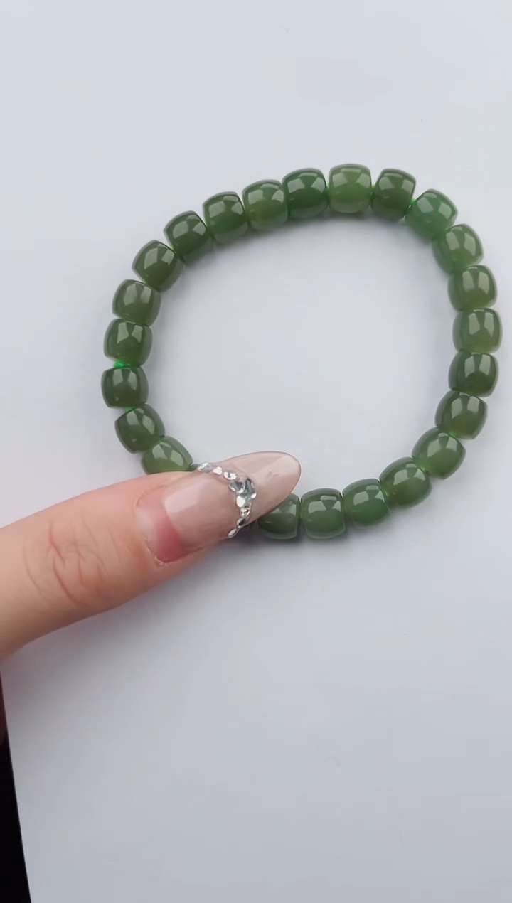 【闪购商品】和田玉手串未镶嵌555微色差T