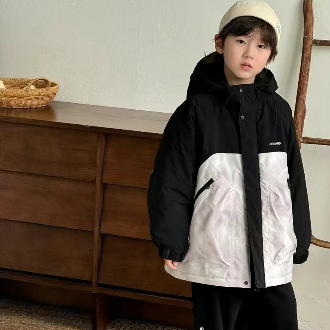 2025新款男女童冬款棉服56098