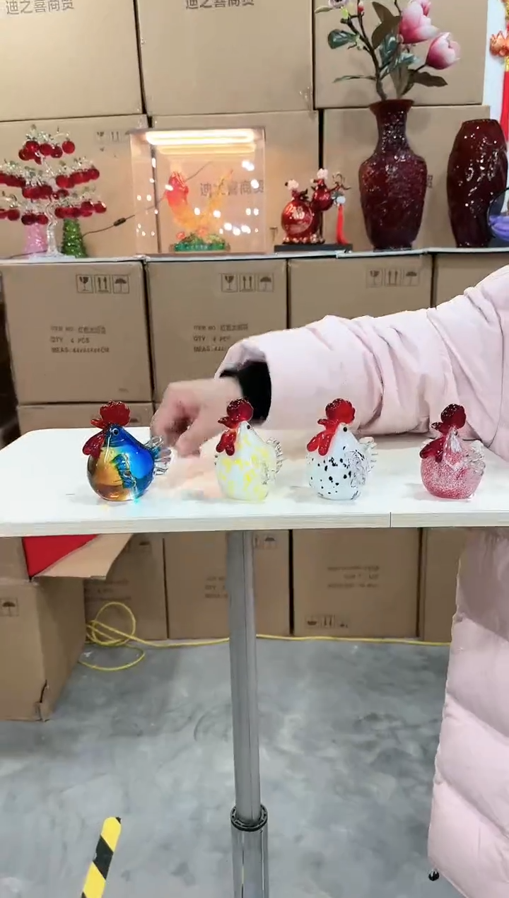 【闪购商品】玻璃于清花器J-早68四只