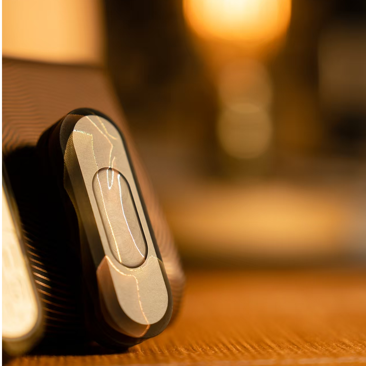 【妹子EDC】GD上上签机械推牌解压指尖陀螺玩具金属潮玩黑科技玩具