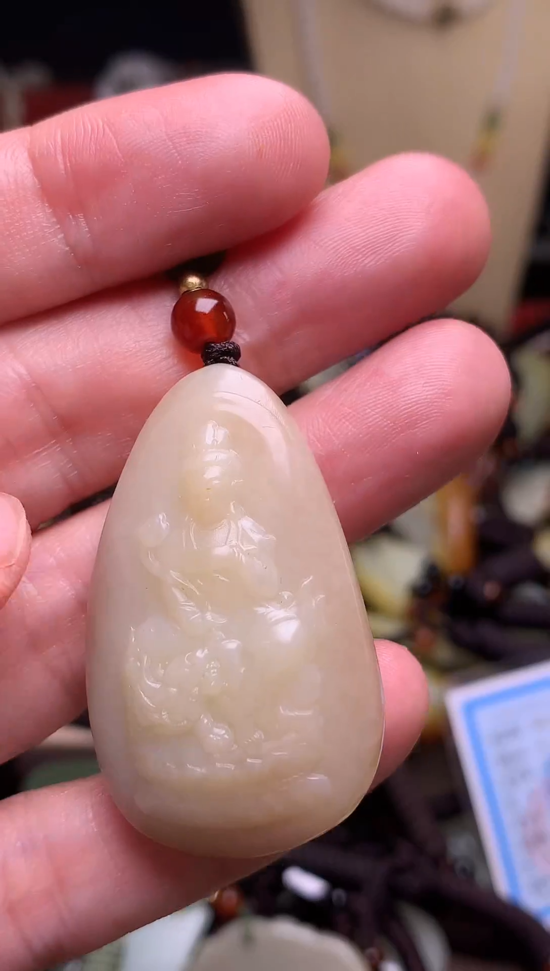 颈饰未镶嵌和田玉新疆料青海料清水和田玉吊坠