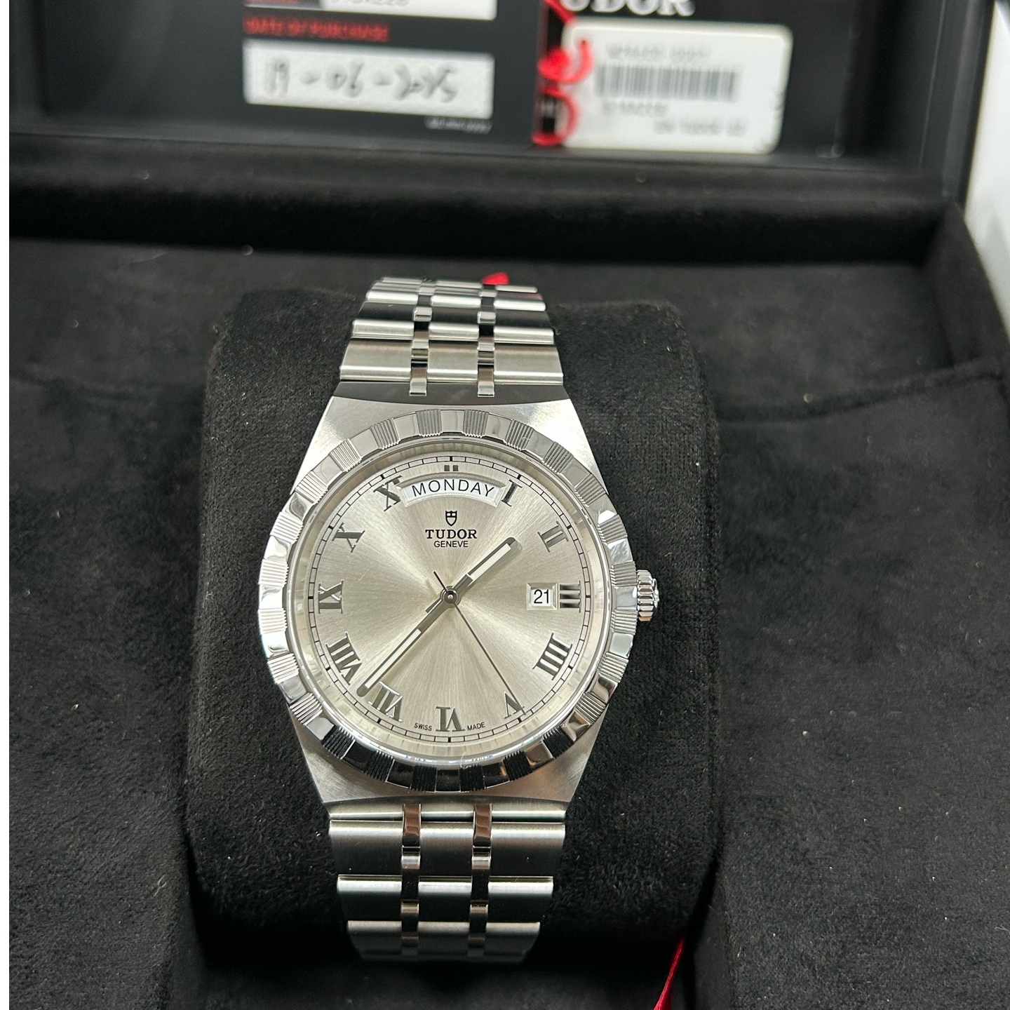 99新 TUDOR/帝舵 皇家系列 m28600-0001 自动上链 钢表壳 41毫米 