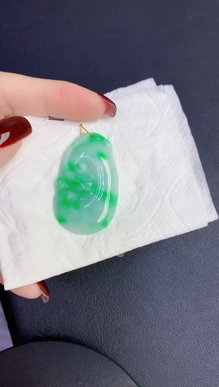 颈饰未镶嵌翡翠缅甸天然翡翠a货