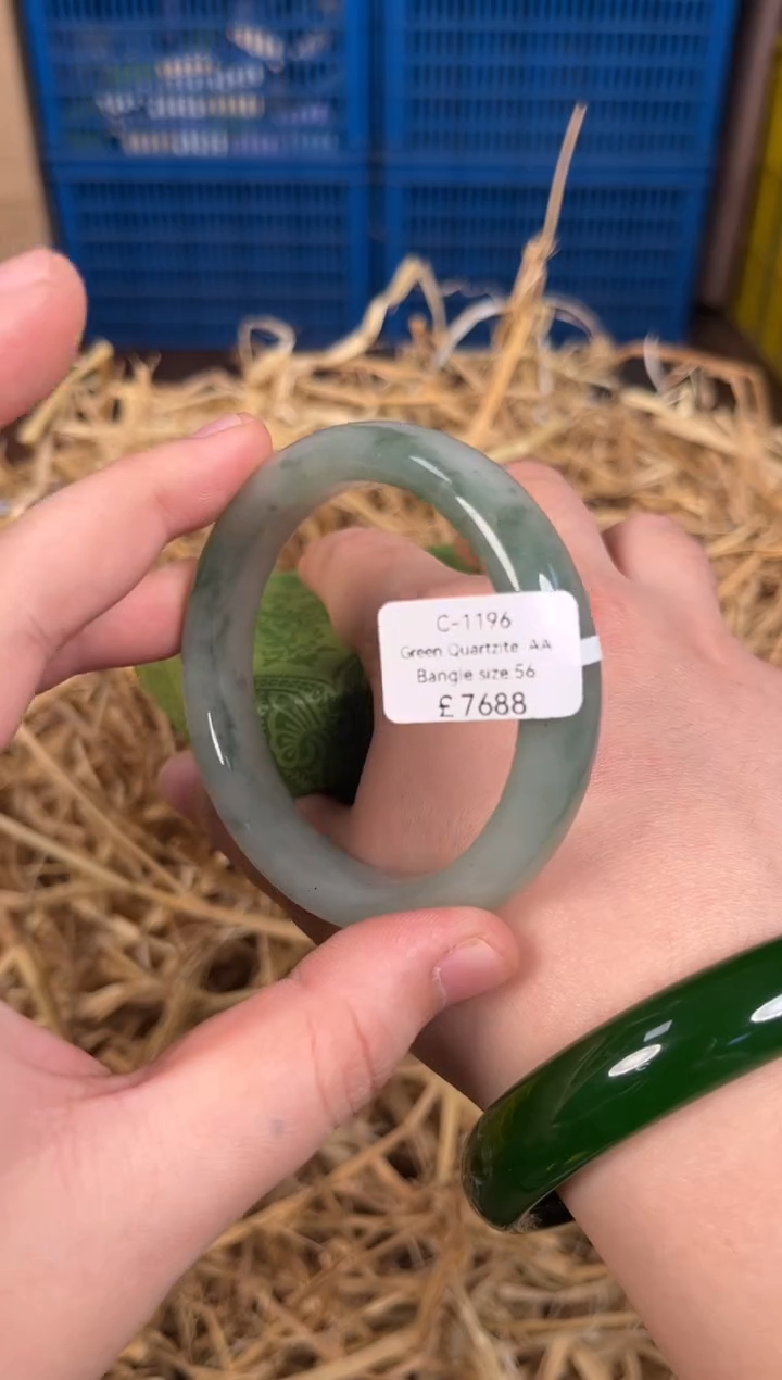 未镶嵌手镯石英质玉C1196