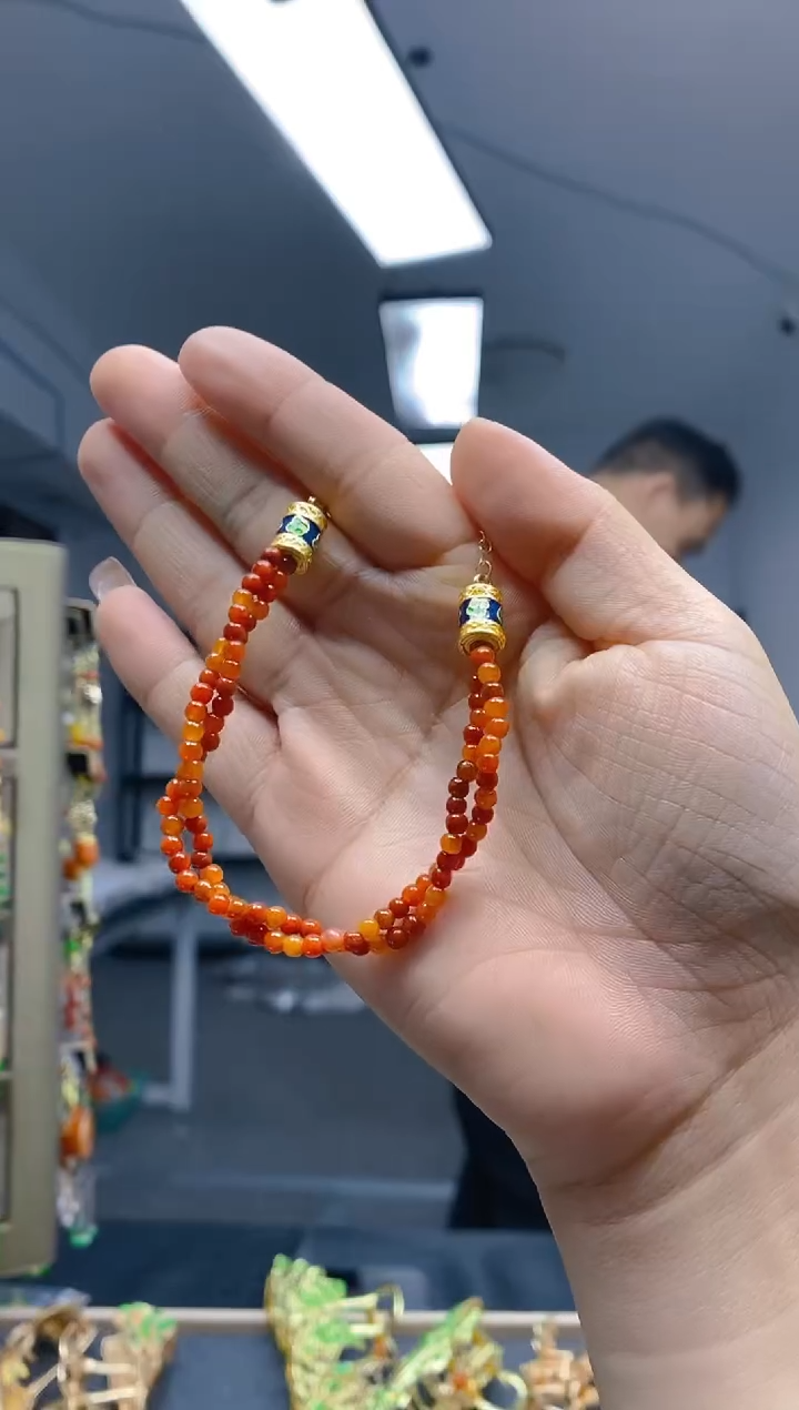 【闪购商品】翡翠耳饰合金167翡翠手链