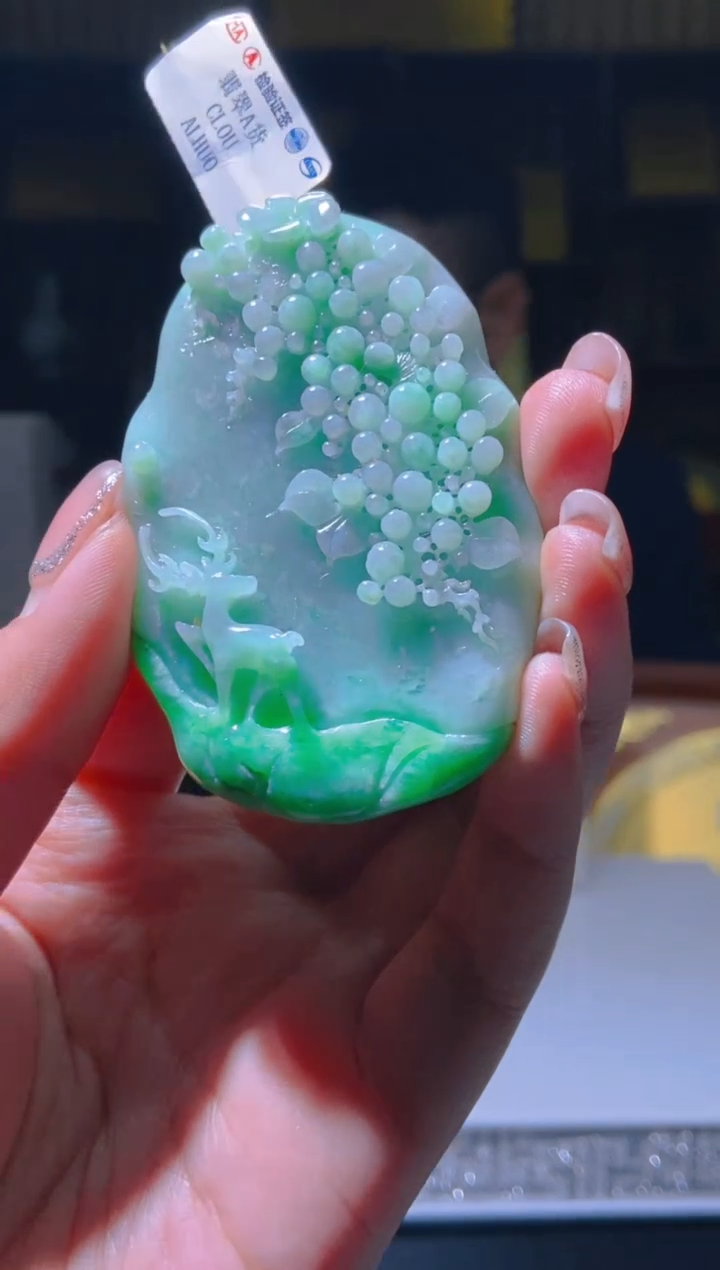 【闪购商品】定制翡翠未镶嵌闪购毛货链接WZ050