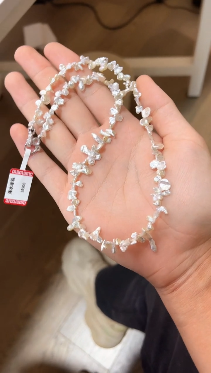 海水珍珠银S925镶嵌颈饰澳白