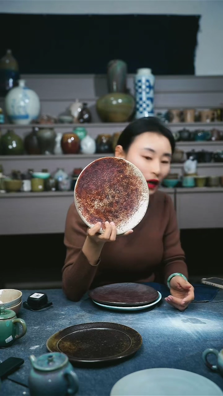 【闪购商品】碗浪鬼柴烧釉绘柴烧杯