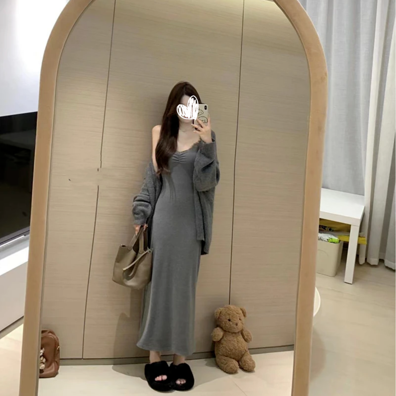【不费力时髦】显瘦针织衫毛衣外套 8071#