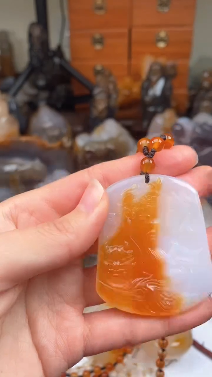 【闪购商品】玛瑙/玉髓颈饰未镶嵌AA